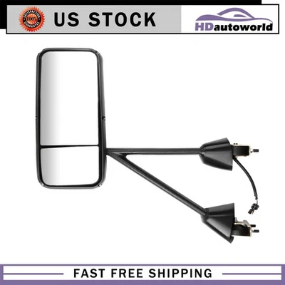 Mirror Complete Left Hand Chrome For 2008-2016 Kenworth T170 T370 T600 T660 US Foto 1 de 4
