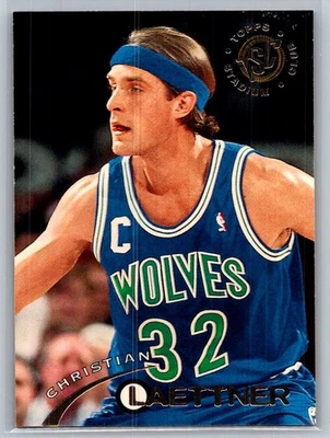 1994-95 体育场俱乐部篮球 #81 Christian Laettner - 状况极佳 - 森狼队 — 第 1/2 张图片