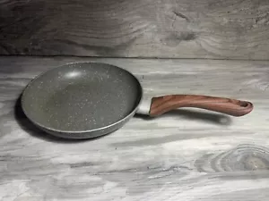 Ecolution GRANIT Grande Non-Stick Blue CLR Pan woodgrain Finish Handle 8” - Picture 1 of 11
