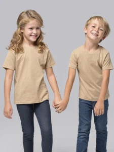 T-shirt bambino JHK TSRA150 maniche corte lavoro stampabile casual 100% cotone - Imagen 1 de 5