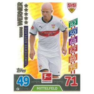 Topps Match Attax Bundesliga L7 - Tobias Werner 17/18