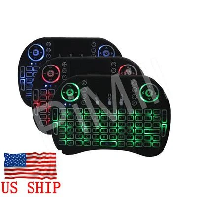 Mini 2.4G Backlight Wireless Touchpad Keyboard Air Mouse PC Pad Android TV Box - Image 1 of 4