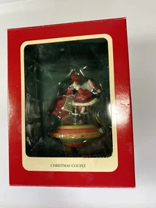 Heirloom Collection Carlton Cards Perfect Partners Santa & Mrs. Claus Ornament - Picture 1 of 6