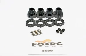ARRMA Fireteam 6s BLX 17mm Hex Hubs & Wheel Nuts ARA311117 FX3680 - Imagen 1 de 4