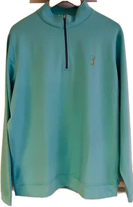 PETER MILLAR THE PLAYERS CHAMPIONSHIP TPC SAWGRASS TEAL PULLOVER PGA TOUR NEW - Picture 1 of 9