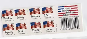 2012 Forever Flag Complete Booklet, Scott #4648b, Mint NH - Picture 1 of 1