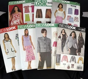 Lot of 7 New Look Women's Assorted Styles Sewing Patterns Size A 8-16 UNCUT - Picture 1 of 15