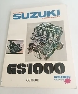 GS1000 SHOP MANUAL SUZUKI SERVICE REPAIR GS 1000 BOOK Motorcycle PB - Picture 1 of 12