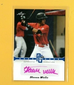 D19380 2013 Leaf Perfect Game Autographs Blue #SW2 Steven Wells #05/25 - Picture 1 of 1
