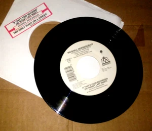 ME'SHELL NEGE'OCELLO If That's Your Boyfriend/Two lonely Hearts 45 RPM L@@K! - Picture 1 of 2