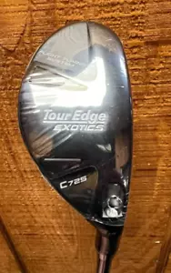 Tour Edge Golf RH Exotics C725 19* Hybrid #3 - Denali Blue 80g Stiff Flex Club - Picture 1 of 7