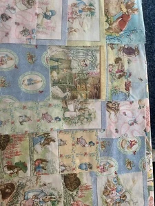 PETER RABBIT. fabric bundle — 25 Pieces. varying sizes!! Lovely. - Picture 1 of 1