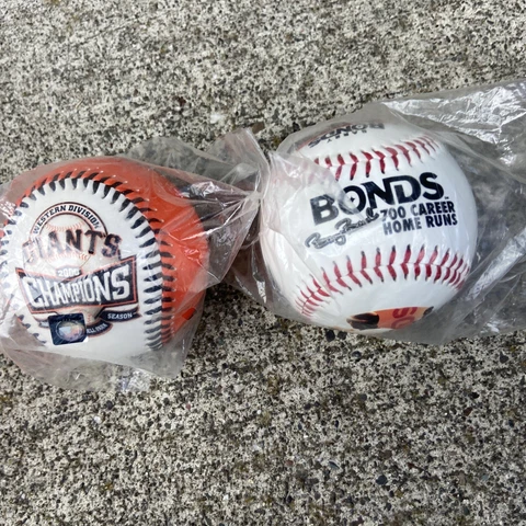 2000 Coca Cola San Francisco Giants Champions Souvenir Baseball Barry Bonds Ball Cover