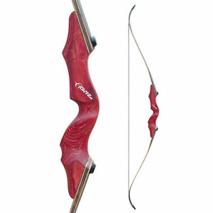 60'' 45lbs Takedown Recurve Bow Archery Black Hunter Bow Hunting Longbow UK