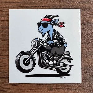 🐐 GOAT USA Motorrad Aufkleber Sticker - selten - Bild 1 von 1