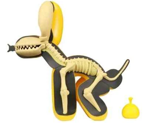 Whatshisname x Jason Freeny Mighty Jaxx Dissected Popek Figure Yellow 8’’ - Imagen 1 de 12