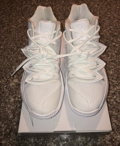 kyrie 5 triple white