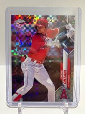 2020 Topps Chrome Shohei Ohtani X-Fractor Refractor #21 Los Angeles Angels