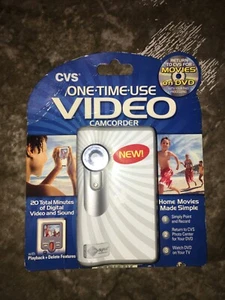 Vintage CVS One Time Use Video Camcorder - New Sealed Point and Record 20 Mins - Picture 1 of 4