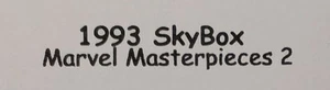 SkyBox Marvel Masterpieces 1993 2 signos Brian Stelfreeze 025 Morbius - Imagen 1 de 4