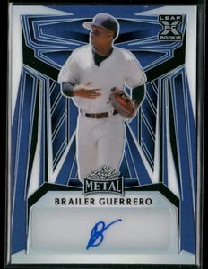 2023 Leaf Metal BRAILER GUERRERO XRC Auto /9 Purple Refractor #BA-BG1 RAYS O528 - Picture 1 of 3