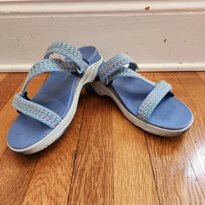 Dansko Damen Pantoletten Sandalen Rosette Blau Größe EU 41 US 10,5 - Bild 1 von 6
