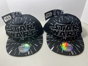 Set/2 Neu mit Etikett Star Wars offiziell Disney lizenzierte Snapback Mütze-JUNGEN/MÄDCHEN/KINDER/ZWILLING - Bild 1 von 7