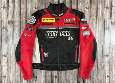 Bilt Race 摩托车赛车 Pro Max Speed Xi 55 摩托车夹克 XL 码 — 第 1/4 张图片