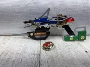 Bandai Power Ranger Zeo Toy Gun Lot Bandai 1996 1990s Vintage Vtg Blaster MMPR - Picture 1 of 17