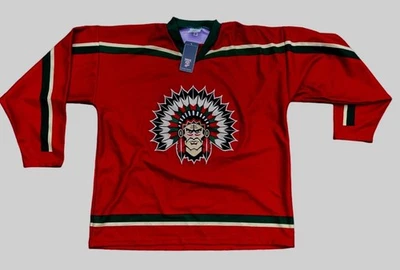 Frölunda Indians Hockey Club, Camiseta Easton Equipo Suecia, Nueva/Etiqueta, Hombre PEQUEÑA Foto 1 de 4