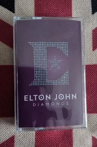 Elton John - Diamonds -The Ultimate Greatest Hits Collection -Glitter Cassette - Picture 1 of 2
