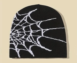 Spider Web Jacquard Beanie Caps - Picture 1 of 1