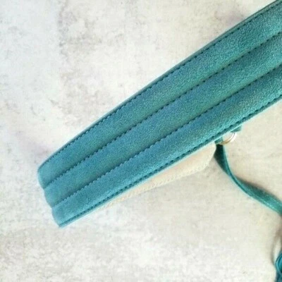 💙 Cinturón Borla Gamuza Azul Verde Aqua Turquesa XS S NUEVO CASA BLANCA MERCADO NEGRO Foto 1 de 4
