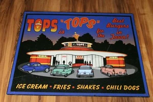 Vintage Tops is Tops Tin Metal Sign 15" x 12" appear to be from 1950 to 1990 - Picture 1 of 8