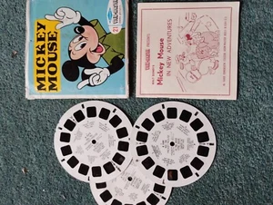 Mickey Mouse Viewmaster Reels 1958 Set of 3 reels No: B528 (1 - 3) RARE. VGC - Picture 1 of 1