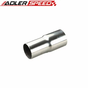 US 2" OD To 2 1/4" inch OD Stainless Steel Exhaust Pipe Tip Reducer Connector - Foto 1 di 5
