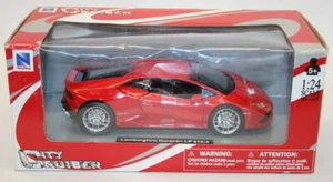 NewRay 1/24 Scale Metal Model Car 71313 - Lamborghini Huracan LP 610-4 - Red - Picture 1 of 3