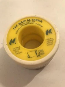 High Density P.T.F.E. Tape Threads up to 50mm - Picture 1 of 3