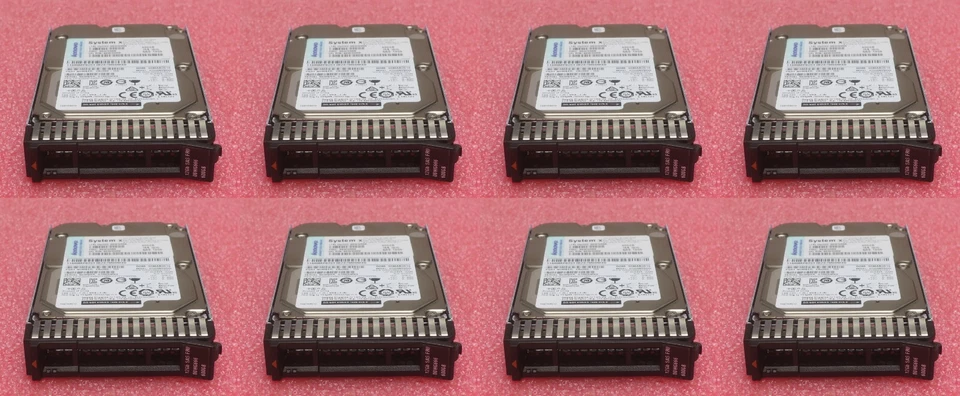 8x Lenovo 600GB 15K SAS 12G 2.5" Hot-Swap Hard Drive HDD G3HS 00WG666 00WG669 - Image 1 of 4