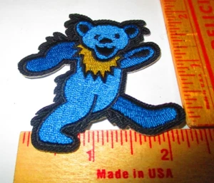 Grateful Dead Dancing Bear Patch Vintage Sammlerstück alte Musik Band Memorabilia - Bild 1 von 1