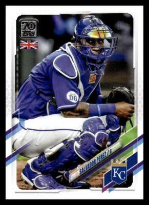 2021 Topps UK Edition Salvador Perez   219 Kansas City Royals - Image 1 of 2
