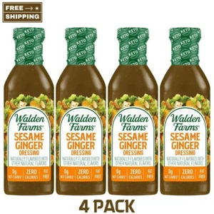 Walden Farms Salad Dressing Sesame Ginger 12 fl.oz, 4 Pack - Picture 1 of 1