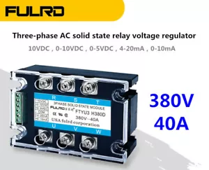 FTYU3 H380D 40A 380V FULRD three-phase AC solid state relay voltage regulator - Picture 1 of 7