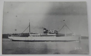 Steamship Steamer CANANOVA real photo postcard RPPC standard fruit company - Picture 1 of 2