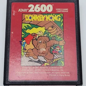 Donkey Kong (red label version) - Loose - Good - Atari 2600 - Picture 1 of 2