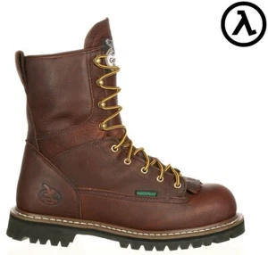 GEORGIA BOOT STEEL TOE WATERPROOF LACE-TO-TOE WORK BOOTS G103 - ALL SIZES - NEW - Picture 1 of 7