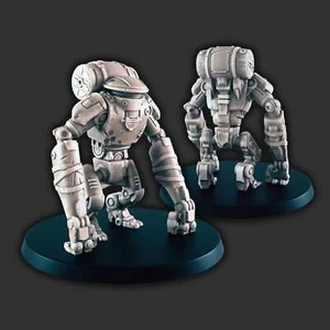Scrapyard Bot - Minis - Titus X - DND - Pathfinder - Dungeons & Dragons - Terrai - Picture 1 of 4