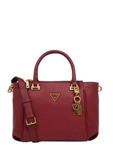 Guess Logo-plaque Zipped Handbag - Red - Picture 1 of 1