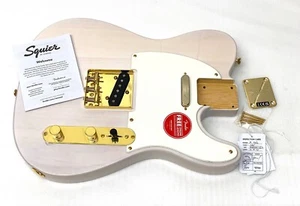 HERRAJES DORADOS de espesor completo Classic Vibe Fender Squier años 50 CUERPO TELE CARGADO - Imagen 1 de 24