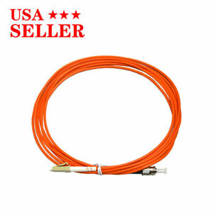 3m OM4 LC to LC Fiber Optic Patch Cable Multimode Duplex Orange 50/125